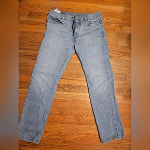 Men's Light Blue Slim Jeans 32x33